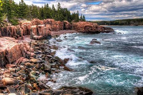 rocky beaches acadia national park